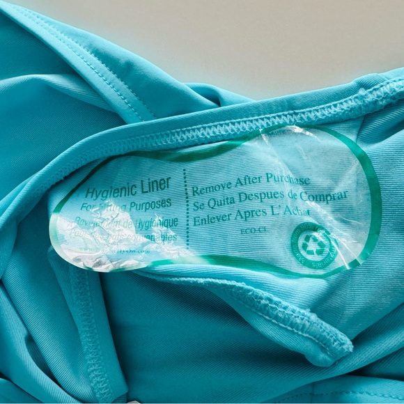 Kate Spade New York Aqua Ruffle off the shoulder High waist two piece bikini set - Picture 8 of 8